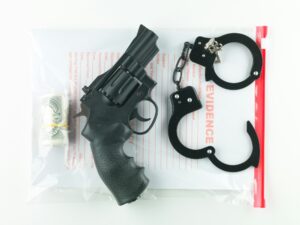 sealed bag of evidence