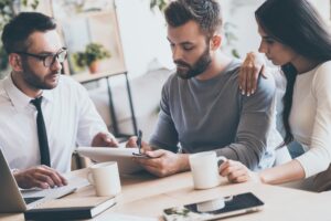 You should sign here.