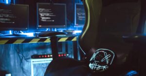 A hacker's private office used for identity theft.