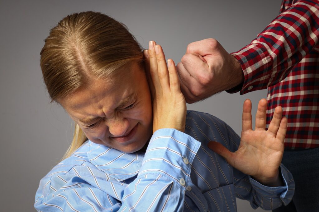 Concept for the day of elimination of violence against women.