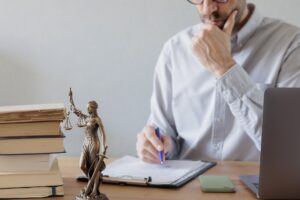 work in a law firm or legal advice online on the Internet. legal assistance during the period