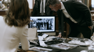 Criminal defense attorney reviewing surveillance footage and physical evidence from an alleged Nevada shoplifting incident.