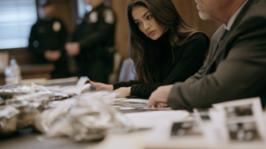 Defense attorney and client reviewing evidence in a Nevada courtroom as part of a criminal case affected by new 2026 laws.