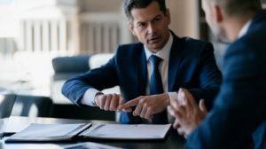 Criminal defense attorney discussing appellate options and post-conviction relief with a client in Nevada.