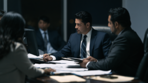 Las Vegas legal team reviewing case records and legal options following an arrest involving immigration concerns.