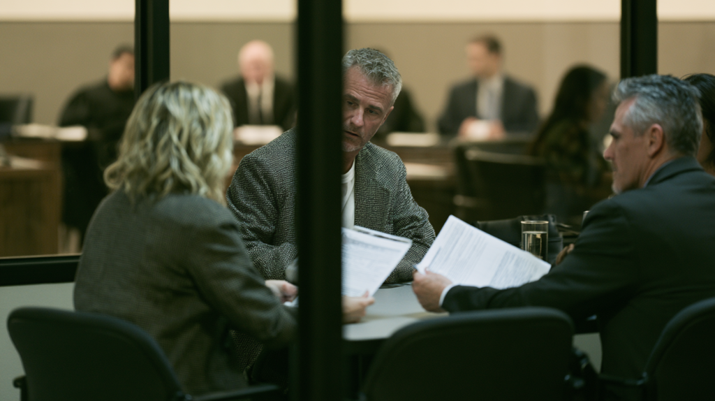 Nevada DUI defense attorneys reviewing case documents with a client following changes to DUI laws in 2026.