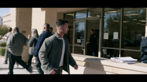 Person leaving a Nevada probation or correctional office during the community supervision process.