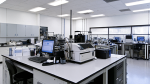 Forensic laboratory equipment used for testing, calibration, and maintenance records related to Nevada DUI cases.